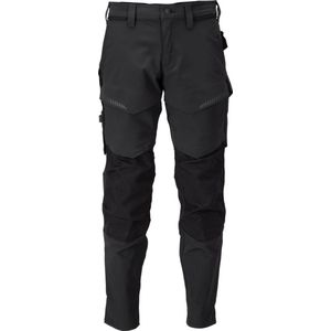 Mascot Customized Broek met kniezakken 22379-311 - Zwart