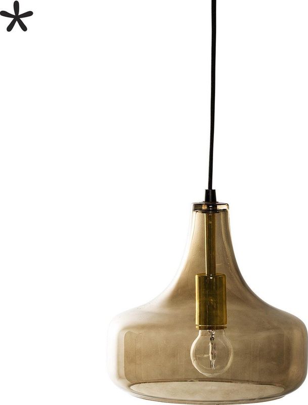 Hanglamp - Bruin - Glas