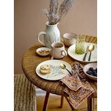 Bloomingville - Bea - Bord - Naturel - Set van 6 stuks - Ø22 cm