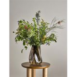 Bloomingville - Vaas  Ingolf - bruin glas - H 26 cm x B 19 cm