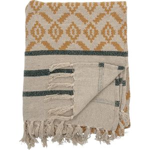 Bloomingville - Plaid Geel