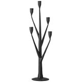 Kaarsenhouder - Zwart - Metaal