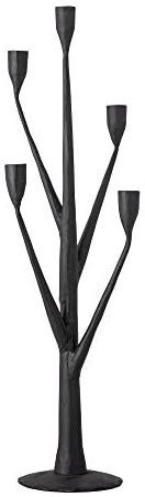 Kaarsenhouder - Zwart - Metaal