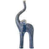 Bloomingville - Longuro Ornament - Blauw - 9 x 23,5 x 5 cm