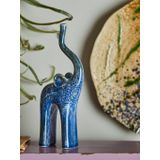 Bloomingville - Longuro Ornament - Blauw - 9 x 23,5 x 5 cm