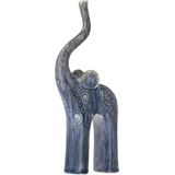 Bloomingville - Longuro Ornament - Blauw - 9 x 23,5 x 5 cm