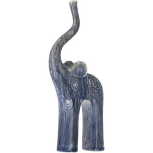 Bloomingville - Longuro Ornament - Blauw - 9 x 23,5 x 5 cm