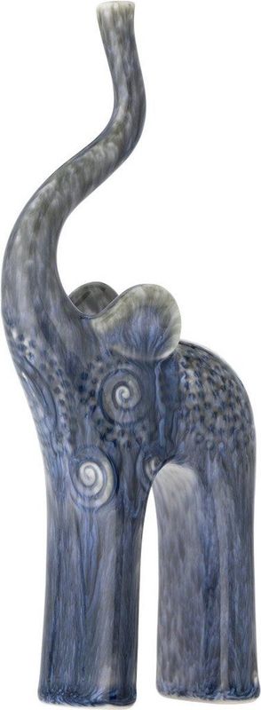 Bloomingville - Longuro Ornament - Blauw - 9 x 23,5 x 5 cm