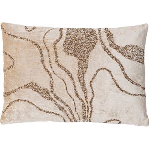 Bloomingville - Adelona - Sierkussen - Bruin - 50x35 cm