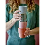 Bloomingville - Ewan - Kop - Set van 4 - Steengoed - Unieke Kleur- en Glazuurvariaties