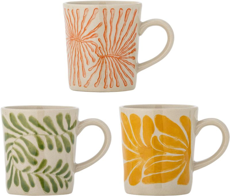 Creative Collection - Fauni - Mok - Set van 3 - Warme Natuurlijke Kleuren