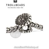 Trollbeads - Goudsbloem - Losse Kraal - 925 Sterling Zilver - Handgemaakt