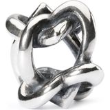 Trollbeads Damen-Bead Heart 4 you 925 Silber - TAGBE-20063