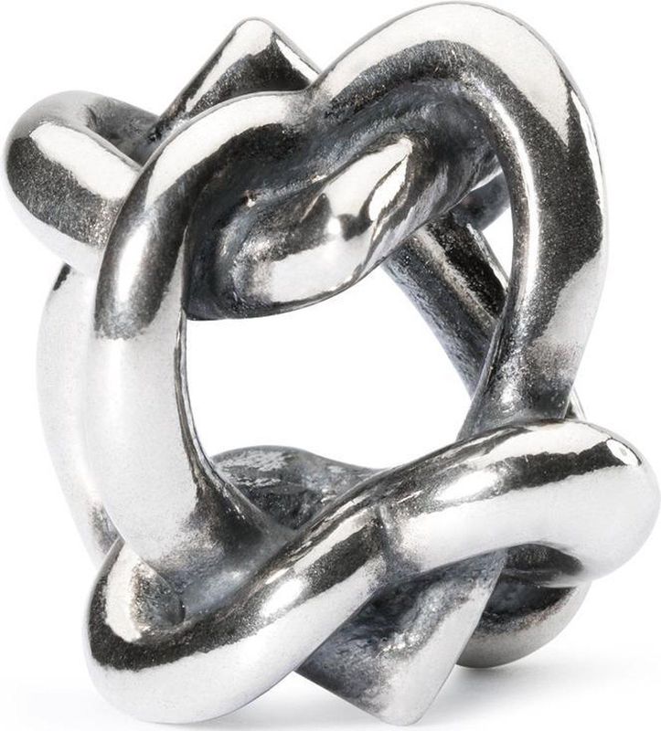 Trollbeads Damen-Bead Heart 4 you 925 Silber - TAGBE-20063