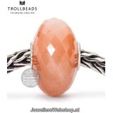 Trollbeads Damen-Bead Roter Mondstein 925 Silber - TSTBE-20022
