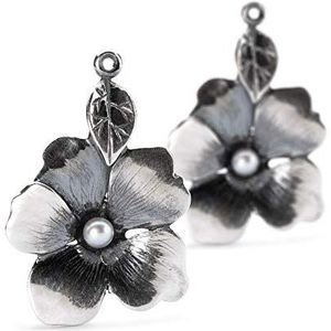 Trollbeads Damen-Ohrhänger 925 Silber 1 cm-TAGEA-00082