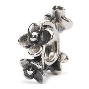 Trollbeads Charm Blumenkranz aus Sterling-Silber in der Farbe Silber, TAGBE-00256