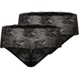 Zizzi string LAZALEA (set van 2) zwart