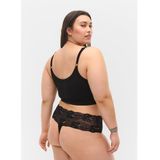 Zizzi string LAZALEA (set van 2) zwart