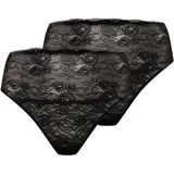 Zizzi string LAZALEA (set van 2) zwart