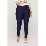 Zizzi High Waist Skinny Tregging JEVA Donkerblauw