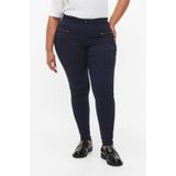 Zizzi High Waist Skinny Tregging JEVA Donkerblauw