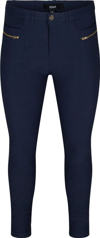 Zizzi High Waist Skinny Tregging JEVA Donkerblauw