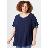 Zizzi Blouse 'Vanni'  navy