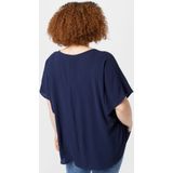 Zizzi Blouse 'Vanni'  navy