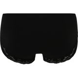 Devoted by Zizzi - Broekje CLARA - Zwart - 3 Pack - Katoen - Mid Waist