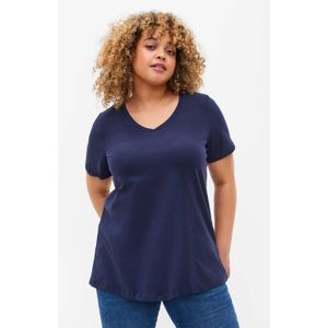 Zizzi Shirt  nachtblauw