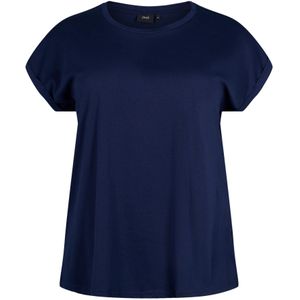 Zizzi - MKATJA - T-shirt - Donkerblauw