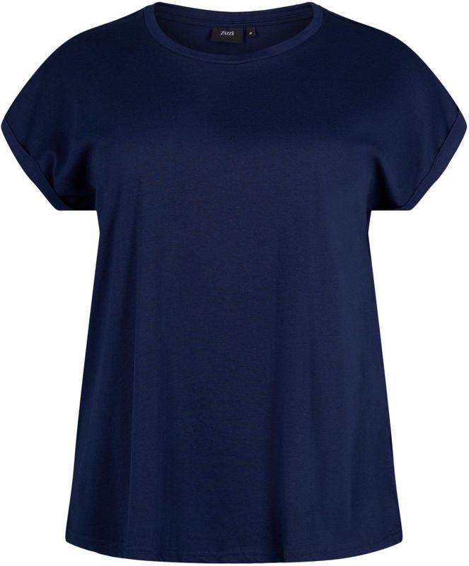Zizzi - MKATJA - T-shirt - Donkerblauw