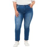 Zizzi High Waist Slim Fit Jeans AMY Light Blue Denim