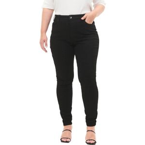 Zizzi - High Waist Skinny Jeans - Zwart