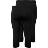 Zizzi - 3/4 Legging - Zwart - Set van 2