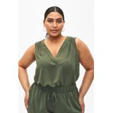 ZIZZI - MFIKKA - Blouse - Groen - Mouwloos