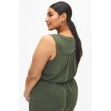 ZIZZI - MFIKKA - Blouse - Groen - Mouwloos