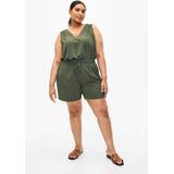 ZIZZI - MFIKKA - Blouse - Groen - Mouwloos