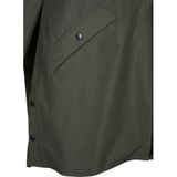 Zizzi - CAKLARA - Regenjas - Kaki - Ademend - Waterdicht - Met Capuchon