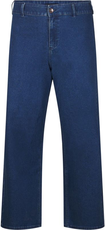 Zizzi - Jeans - Blauw Denim - Loosefit - High Waist