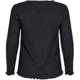 Zizzi - Glitter Top - Zwart - Polyester en Elastaan