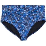 Zizzi - STENNA - Bikinibroekje - Blauw - High Waist