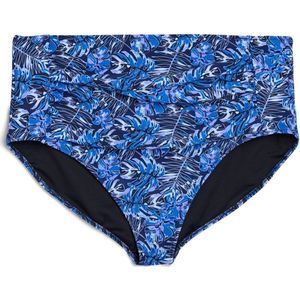 Zizzi - STENNA - Bikinibroekje - Blauw - High Waist