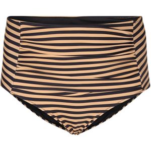 Zizzi - STENNA - Bikinibroekje - Beige/Zwart - High Waist
