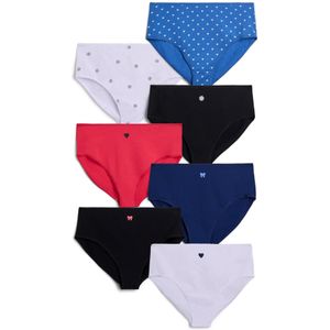 Devoted by Zizzi Slip 'Lweek'  blauw / navy / rood / zwart / wit