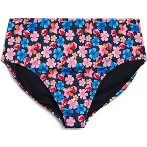 Zizzi - CAANNE - Bikinibroekje - Donkerblauw/Roze/Lichtblauw