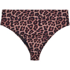 Zizzi - CAANNE - Bikinibroekje - Bruin - High Waist Brazilian