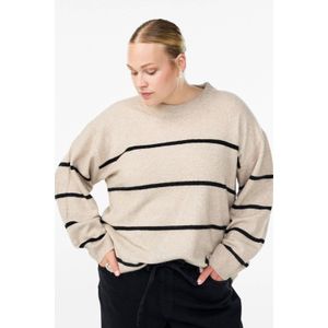 Zizzi - Gebreide Trui - Beige