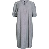 Zizzi - Vlina - Jurk - Olijfgroen - 7/8 Lengte - Losse Pasvorm